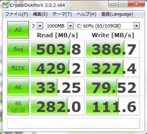 ssdベンチマーク